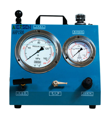 qualità  1200 Bar Hydraulic High Pressure Pump Steel Portable Pneumatic Pump fabbrica