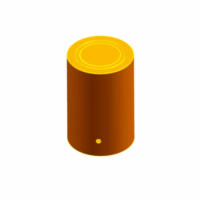 Serie di alluminio a semplice effetto 218 di Jack RAC del cilindro idraulico a 1589KN