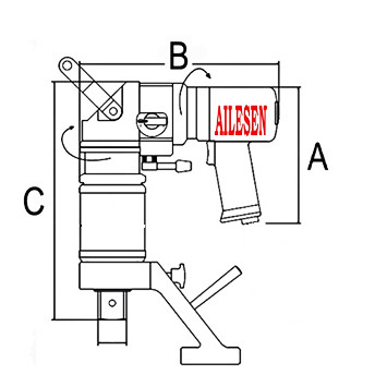 bulloni applicabili M10-M56 della macchina pneumatica della chiave dinamometrica 12000Nm